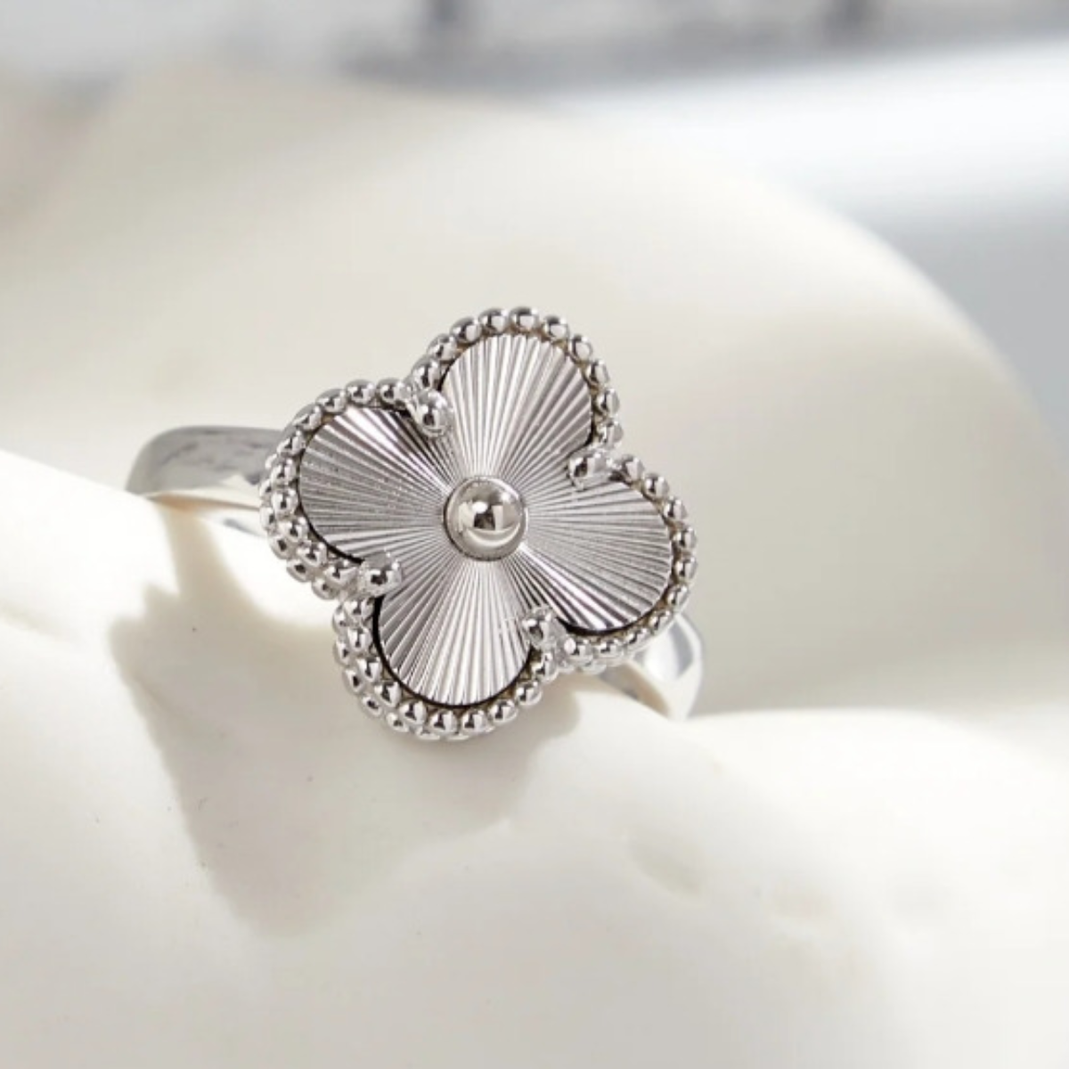 Anillo Vintage Alhambra Shiny - Prata de Lei