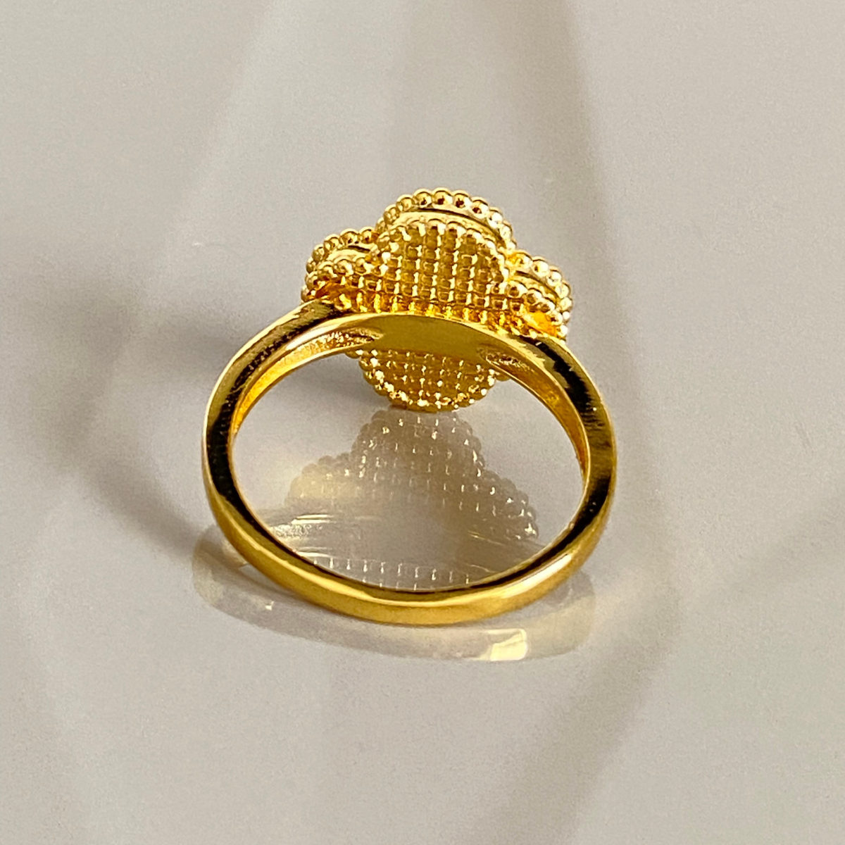 Anillo Vintage Alhambra Verde - Oro 18K