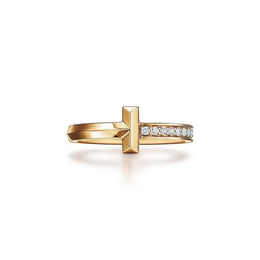 Anillo T1 Engastado - Oro 18K