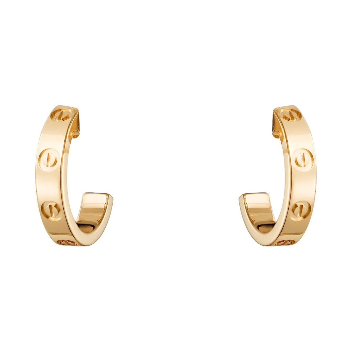 Pendientes Clásicos Love - Oro 18K