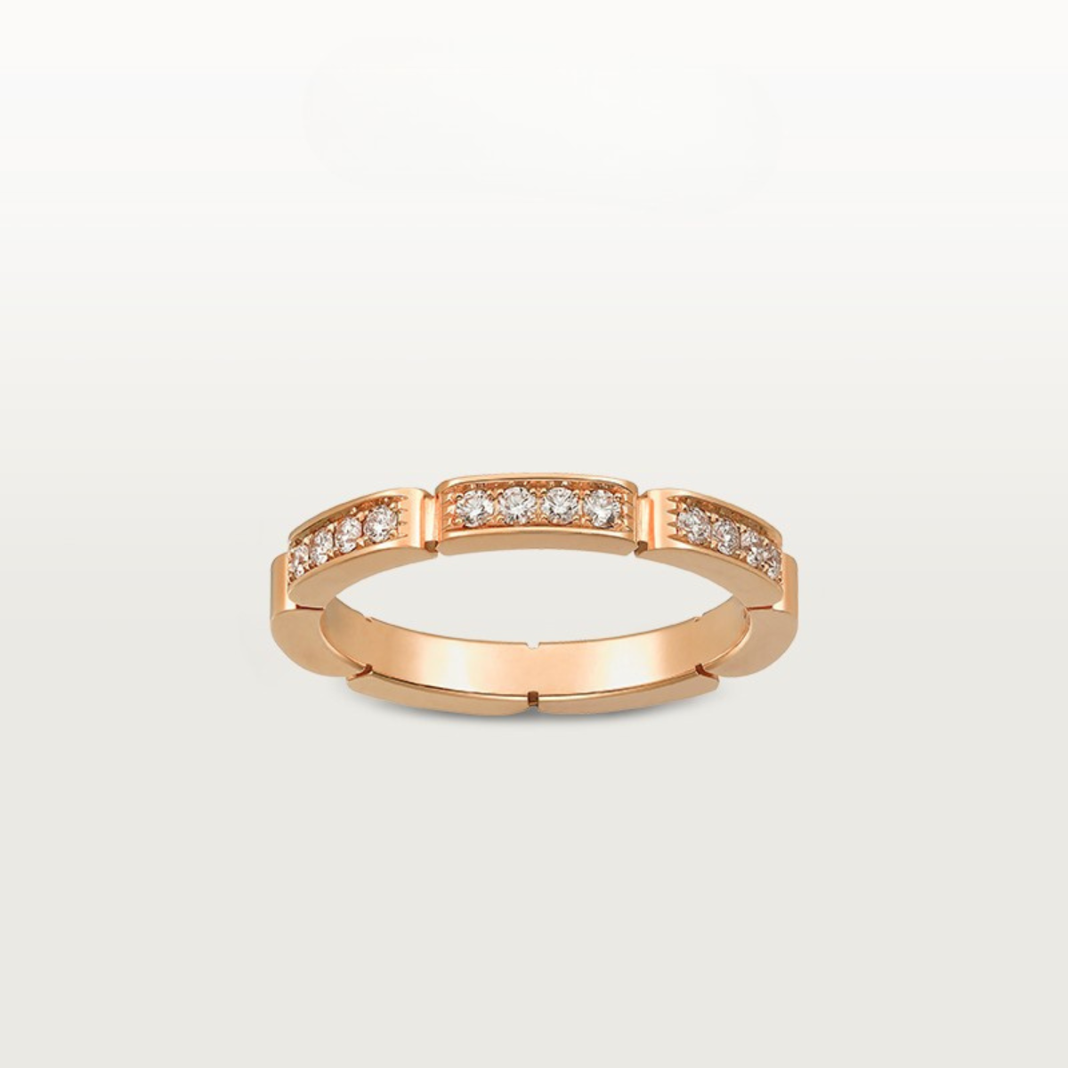 Anillo Maillon Panthé Cartier - Oro Rosa