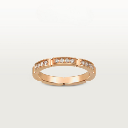 Anillo Maillon Panthé Cartier - Oro Rosa