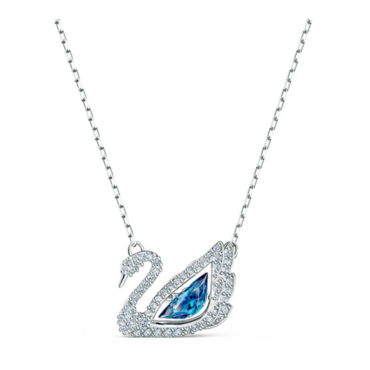 Collar Cisne Danza Azul - Plata 925