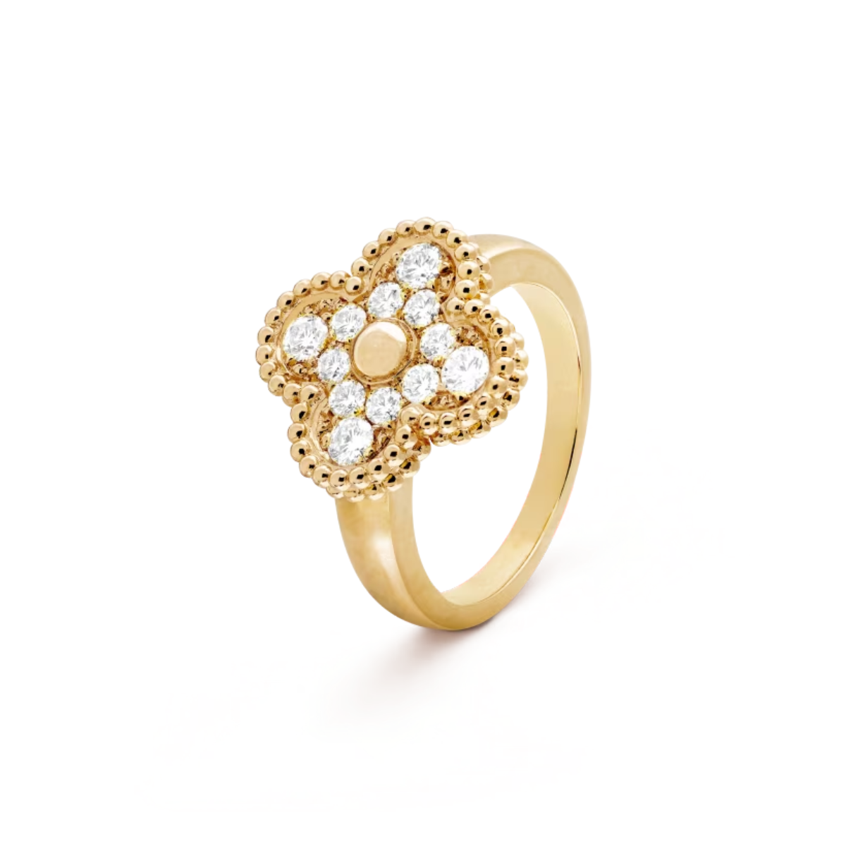 Anillo Vintage Alhambra Floco de Neve - Ouro 18K