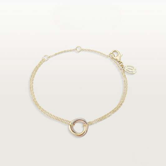 Pulsera Trinity Cartier - Oro Rosa