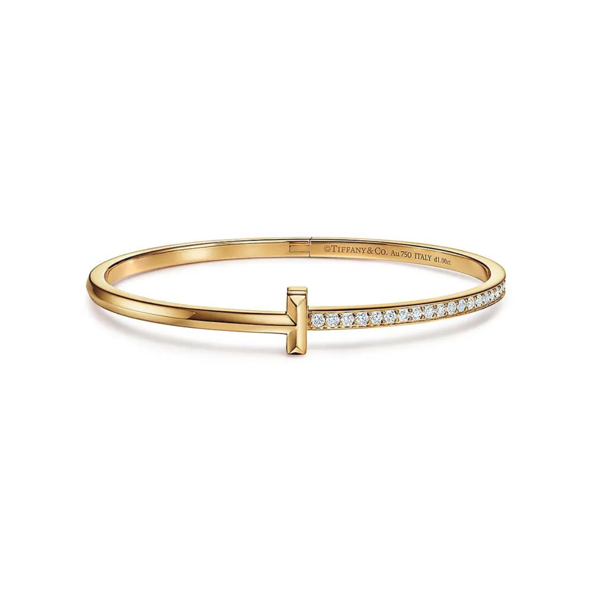 Brazalete T1 Engastado - Oro 18K