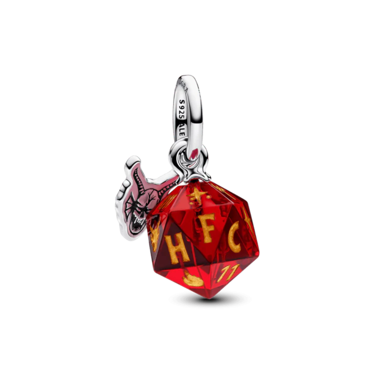 Charm Stranger Things - Dado D20 del Club Hellfire.