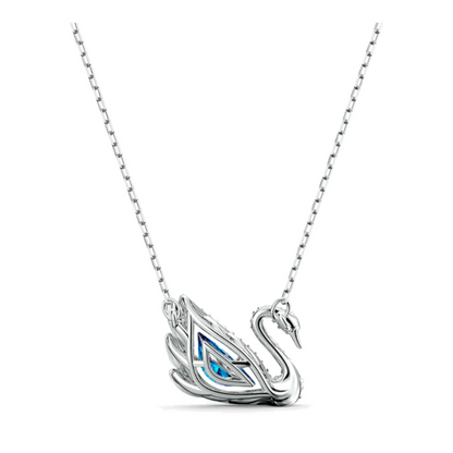 Collar Cisne Danza Azul - Plata 925