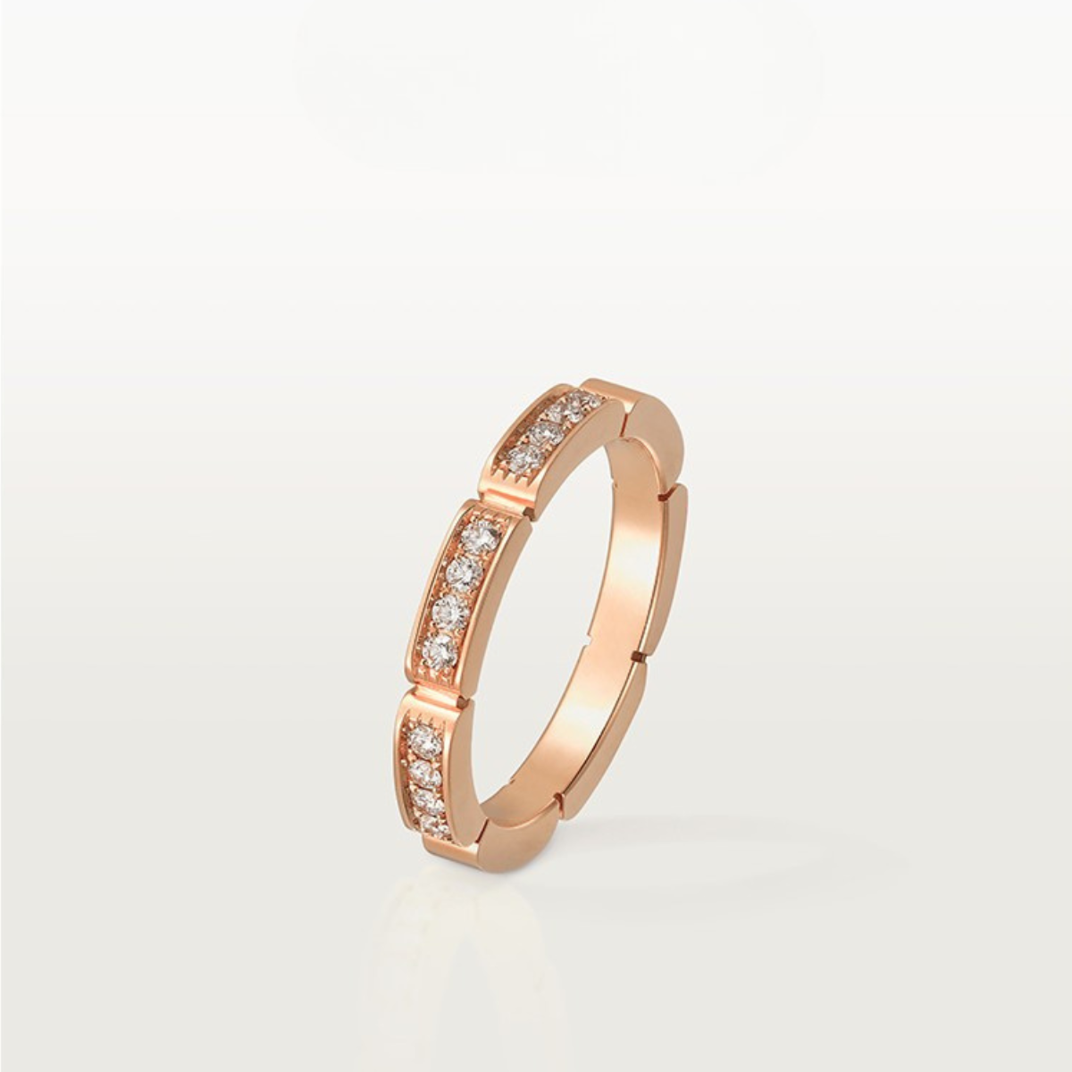 Anillo Maillon Panthé Cartier - Oro Rosa