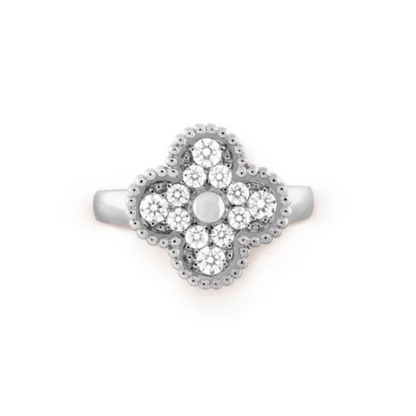 Anillo Vintage Alhambra Floco de Neve - Plata 925