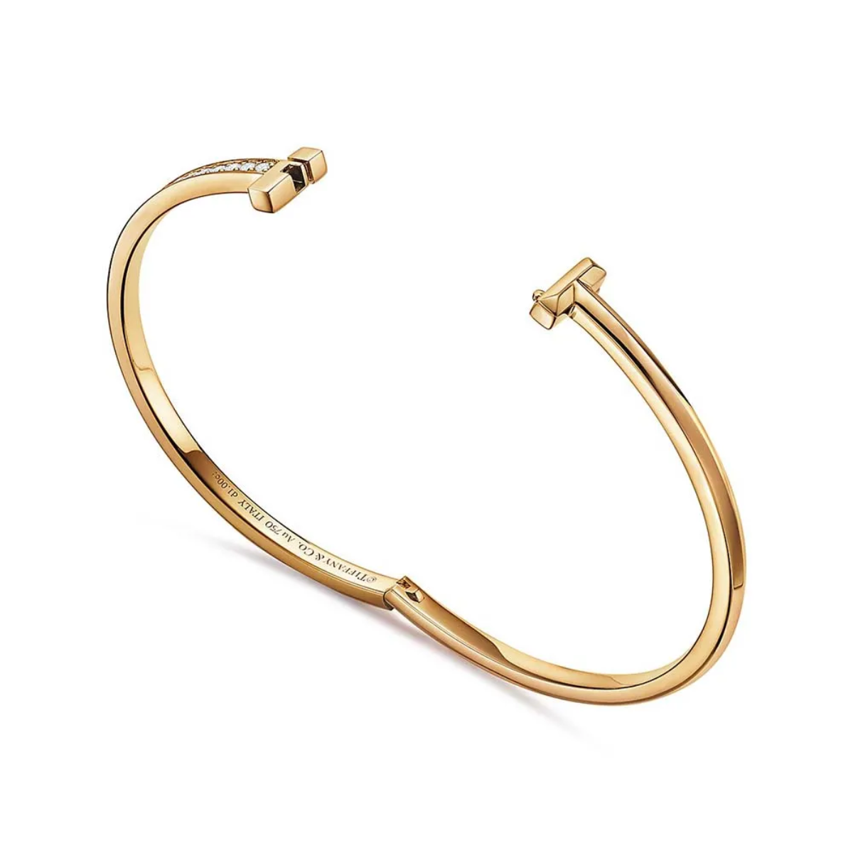 Brazalete T1 Engastado - Oro 18K