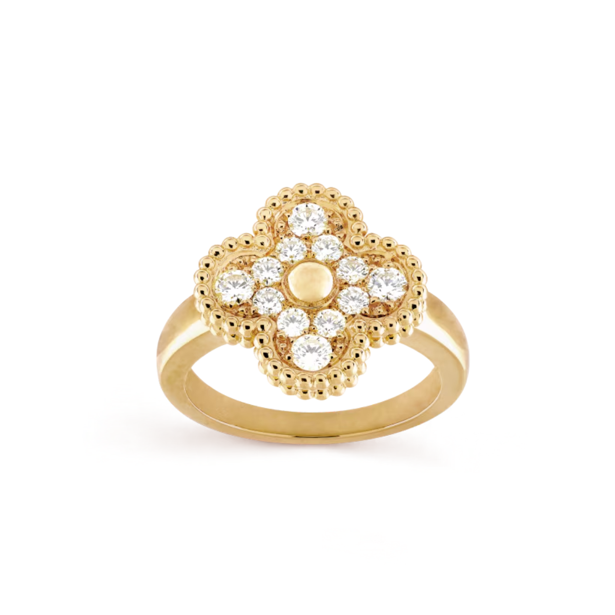 Anillo Vintage Alhambra Floco de Neve - Ouro 18K