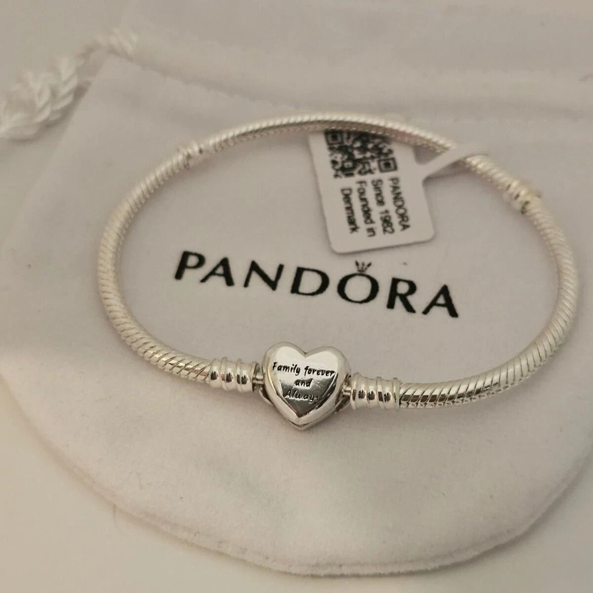 Pulsera Trama y Cierre Corazón Infinito - Plata 925