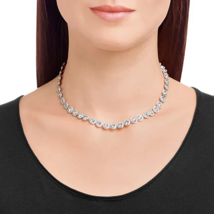 Collar Angelic All Around, Blanco - Plata 925