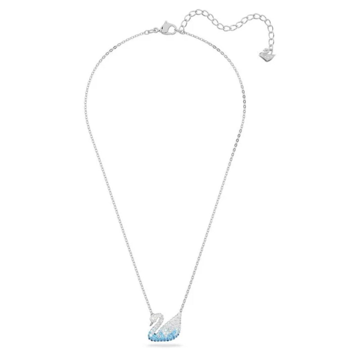 Collar Dazzling Swan Blue Fade - Plata 925