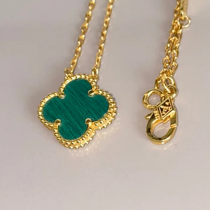 Conjunto Alhambra Vintage Trevo Completo Verde - Oro 18K