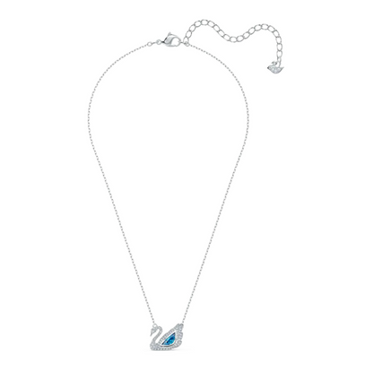 Collar Cisne Danza Azul - Plata 925