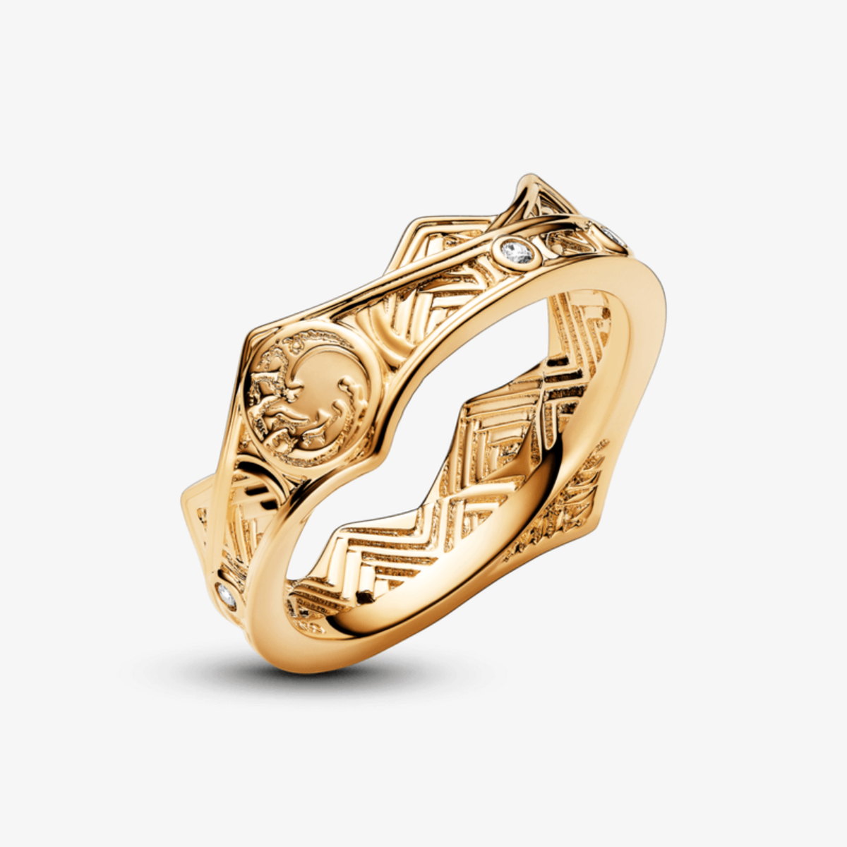 Anillo GOT - Corona Casa del Dragón - oro 18K