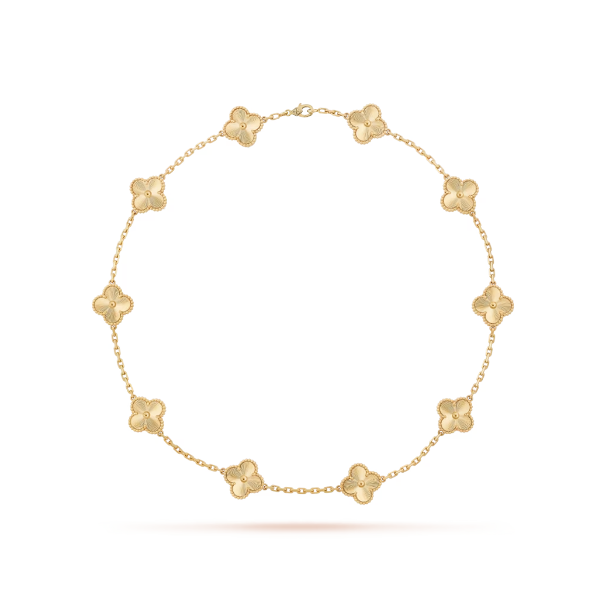 Collar Vintage Alhambra 10 Motivos Brillante - Oro 18K